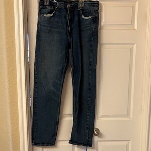 Levi's Dark Blue Straight Jeans for Men